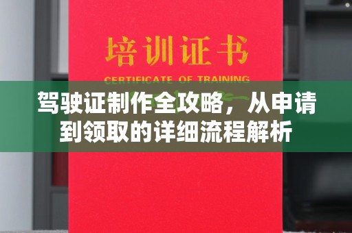 和林格尔驾驶证制作全攻略，从申请到领取的详细流程解析